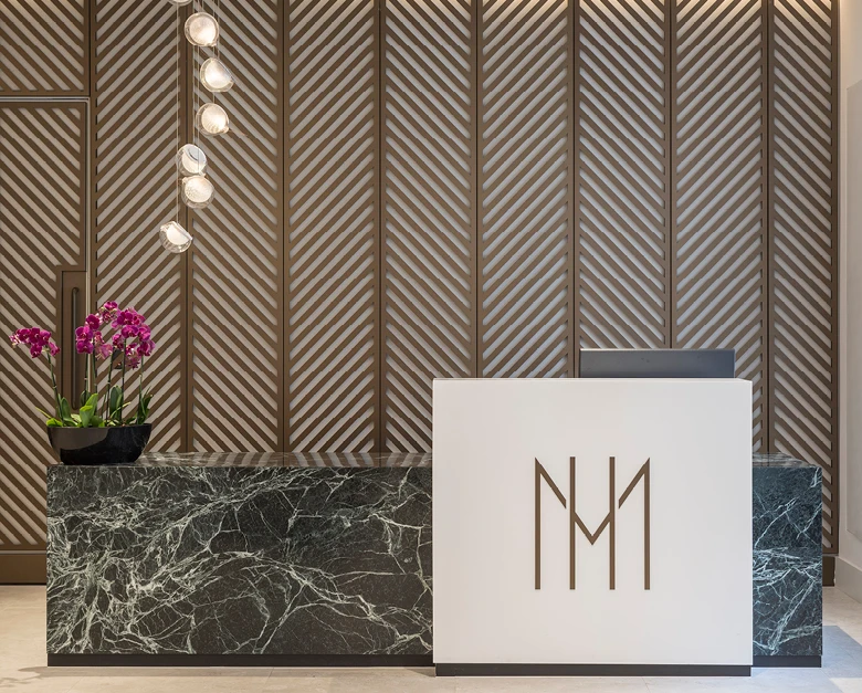 Reception desk